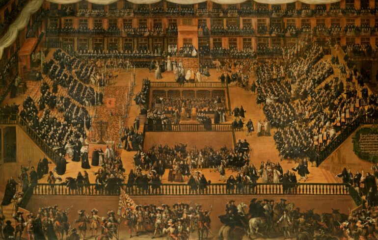 Auto de fe en la Plaza Mayor. Francisco Rizi. 1683